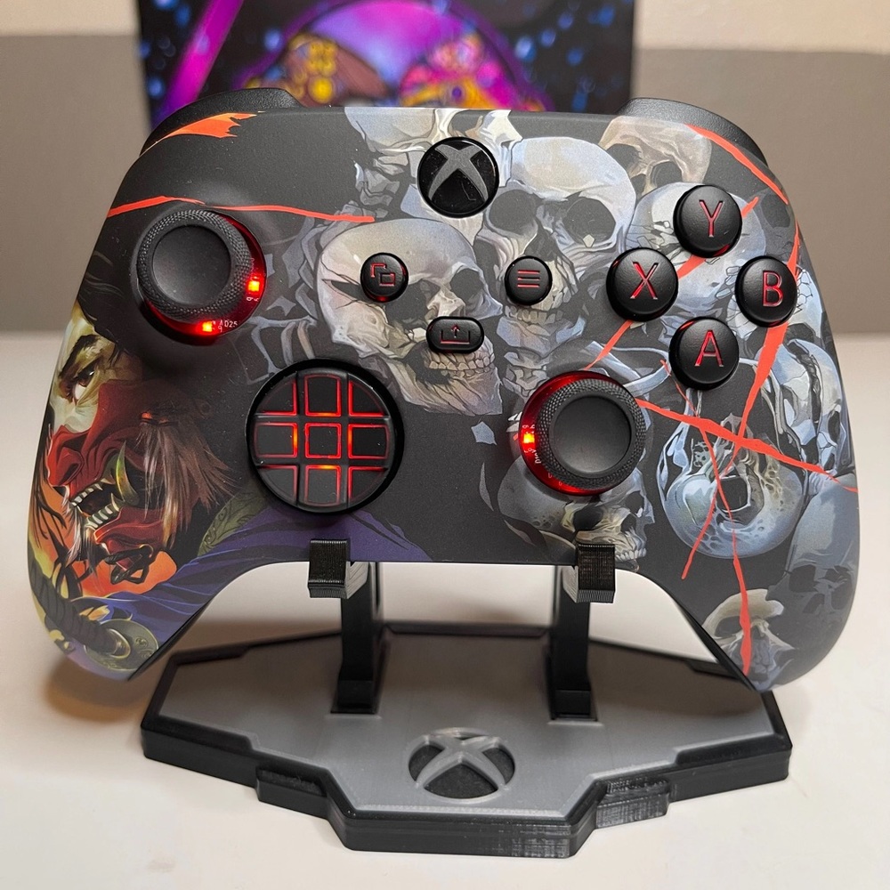 Microsoft Xbox Series X/S Custom Modded Controller with LED Lights “Samurai”